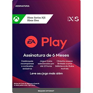 Giftcard Xbox 3P EA Play 6 meses