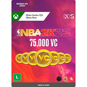 Giftcard Xbox NBA 2K23 - 75000 VC