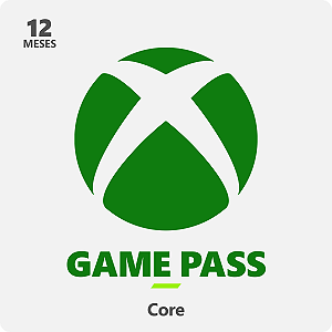 Cartão Xbox Game Pass Core 12 Meses