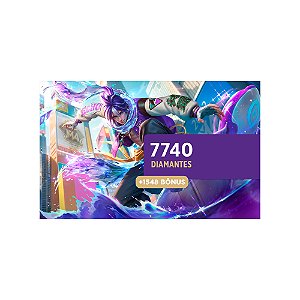 Mobile Legends - 7.740 Diamantes + 1.548 Bônus