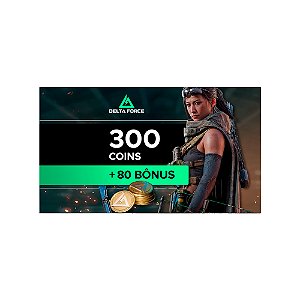 Garena Delta Force - 300 Delta Coins + Bônus de 80