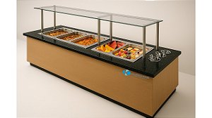 Buffet Self Service térmico e refrigerado - 45XGTRUZH