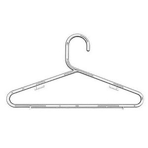 Cabide Infantil Acrílico Transparente