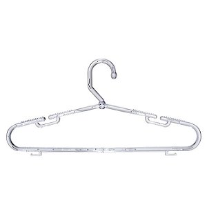 Cabide Gaúcho Adulto com Cava Acrílico Transparente