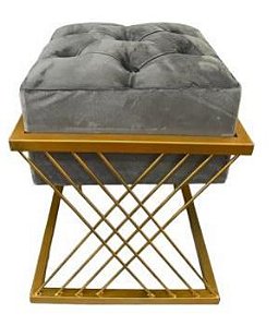 Puff Quadrado Luxo X