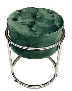 Puff Simples Cromado