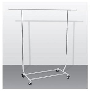 Arara Desfile Premium Simples Dobrável Cromada