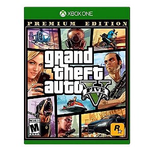 Jogo GTA 5 Premium Edition Xbox One Mídia Física Novo