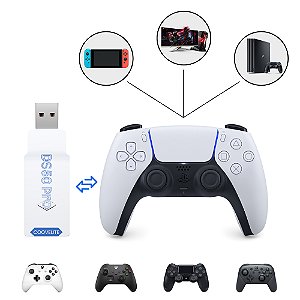 Adaptador DS50 PRO P/ Controles PS3 PS4 Xbox Switch PC