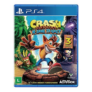 Jogo Crash Bandicoot N Sane Trilogy PS4 (Semi-novo)