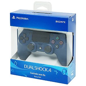 Controle Sony Ps4 Dualshock 4 Midnight Blue Original