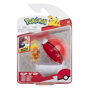 Pokebóla Aperte e Vá Pokémon Torchic Sunny Clip 'n' Go