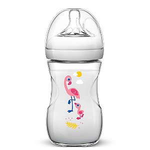 Mamadeira Pétala Flamingos BPA Livre 260ml Philips Avent