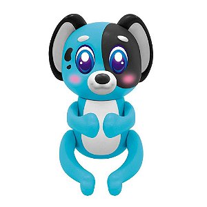 Brinquedo Moodies Mini Amigos Interativo Candide Pupi Azul