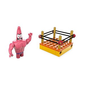 Mega Bloks Bob Esponja Mattel Patrick Wrestling Louco