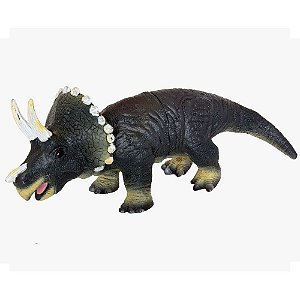 Animais de Vinil Dinossauros DB Play Triceratops 36cm