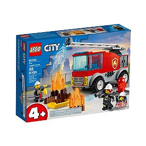Lego City Caminhão dos Bombeiros com Escada 88 peças 60280