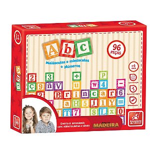 ABC  Letras e Números  Brincadeira de Criança