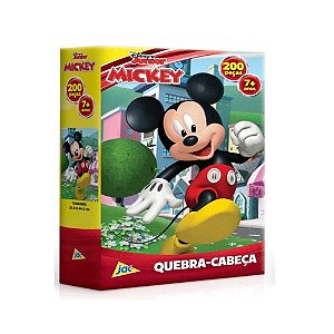 Quebra-Cabeça Mickey Disney Junior Toyster 200 peças