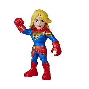 Figur Playskool Hasbro Sha Mega Mighty Capitã Marvel 25cm