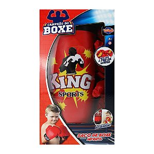 Saco de Boxe Infantil Toyng Campeão do Boxe