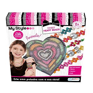 Kit Miçangas My Style Sweet Heart Beads MultiKids