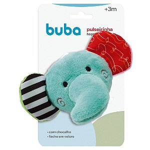 Pulseira com Chocalho Happy Zoo Buba Elefante