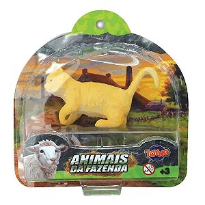 Brinquedo em Miniatura Toyng Animais da Fazenda Gato