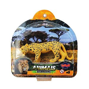 Brinquedo em Miniatura Animais Selvagens Toyng Leopardo