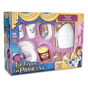 Air Fryer Da Princesa Zuca Toys Kit 11 Peças