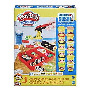 Massa de Modelar Hasbro Noodles'n Sushi Play-Doh