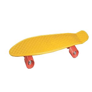 Skate Infantil Cruiser Radical Brinquemix Amarelo