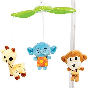 Móbile Musical Baby Animalzinho Buba Com Canção de Ninar