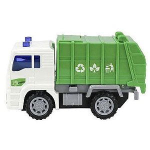 Caminhão de Reciclagem de Lixo Bbr Toys 15cm