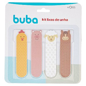 Kit Lixas de Unha Buba Fazendinha