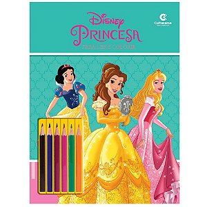 Livro para Ler e Colorir Culturama Disney Princesas