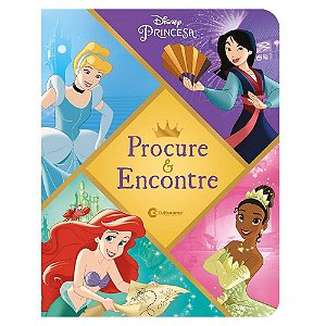 Livro Procure e Encontre Culturama Disney Princesas
