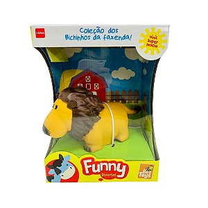 Funny Zoo Animais de Vinil Bee Toys Leão