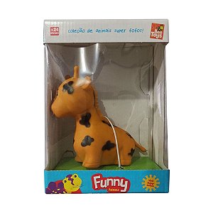 Funny Zoo Animais de Vinil Bee Toys Girafinha