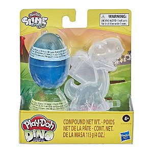 Slime Ovo Azul Hydro Glitz Hasbro Dino Play-Doh