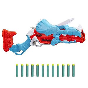 Lançador de Dardo Tricera-Blast Hasbro Nerf Dino Squad