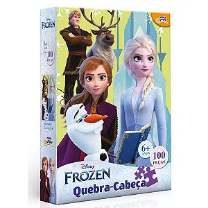 Quebra-Cabeça Toyster Frozen 100 Peças