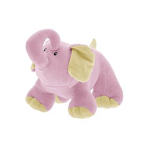 Pelúcia Baby Tonny Zip Toys Elefante Rosa
