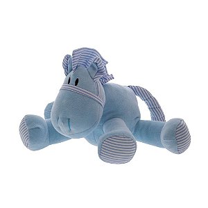 Pelúcia Baby Poney  Zip Toys Azul
