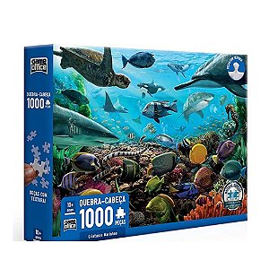 Quebra-Cabeça Toyster Criaturas Marinhas 1000 Peças