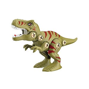 Brinquedo Dino Montável Planeta Dinossauro Toyng T-Rex