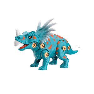 Brinquedo Dino Montável Planeta Dinossauro Toyng Styracossauro