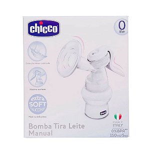 Bomba De Tirar Leite Manual Chicco Extra Soft Silicone