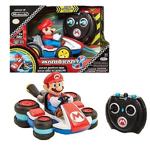 Carro de Controle Remoto Super Mario Kart Racer Candide Anti Gravidade