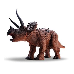 Dinossauro DinoPark Hunters Triceratops Bee Toys Com Som